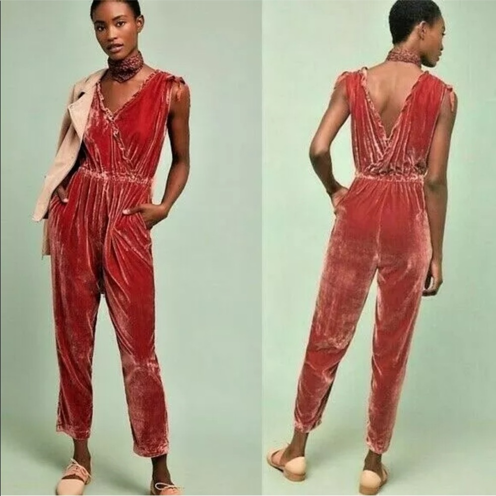 Anthropologie trivota birds of paradise jumpsuit - Picture 2 of 6